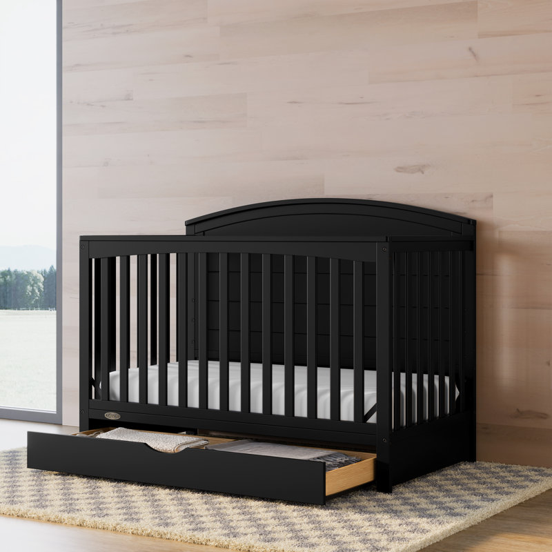 Graco Bellwood 5 In 1 Convertible Crib With Drawer Reviews Wayfair